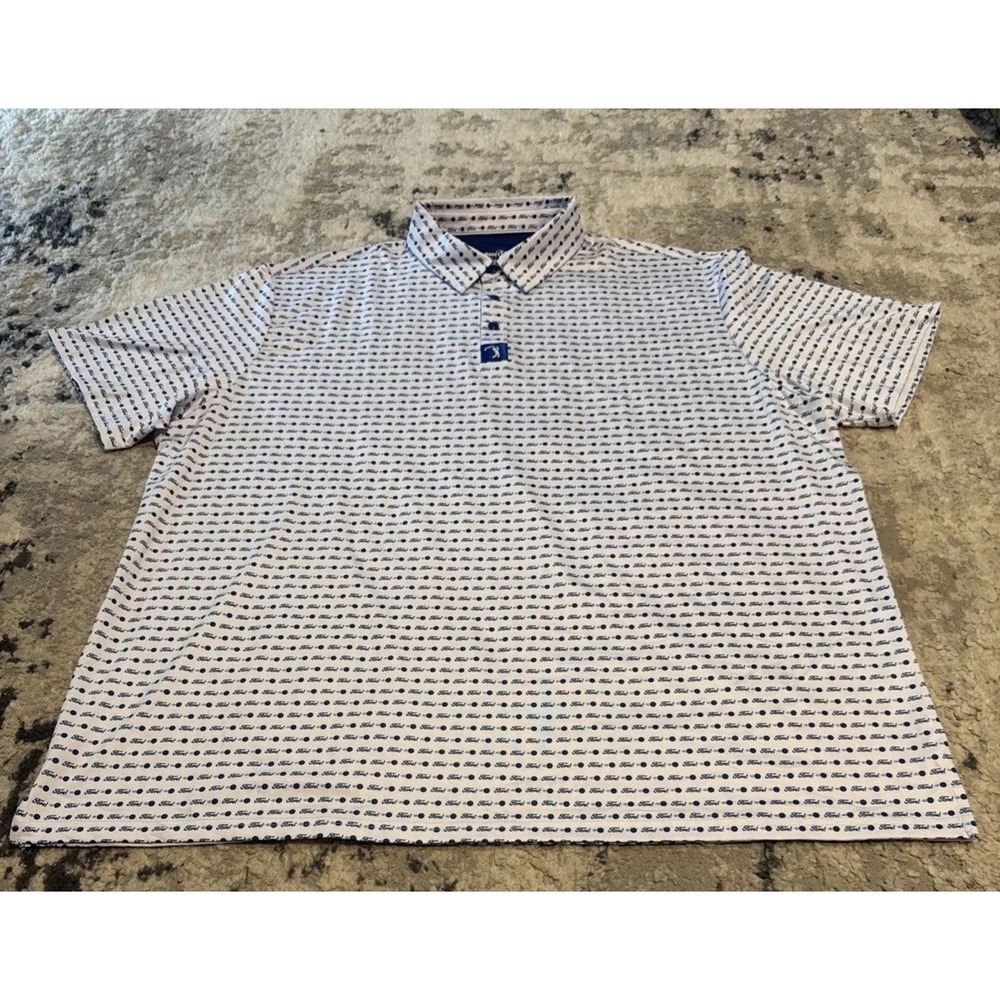 Bogey Bros FORE Polo Shirt Mens Sz 3XL XXXL Golf Performance Stretch